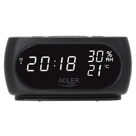 Ceas Alarma cu Afisare Temperatura si Umiditate Adler