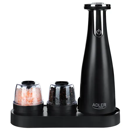 Set 3 Rasnite Condimente AD 4449B Negru Adler