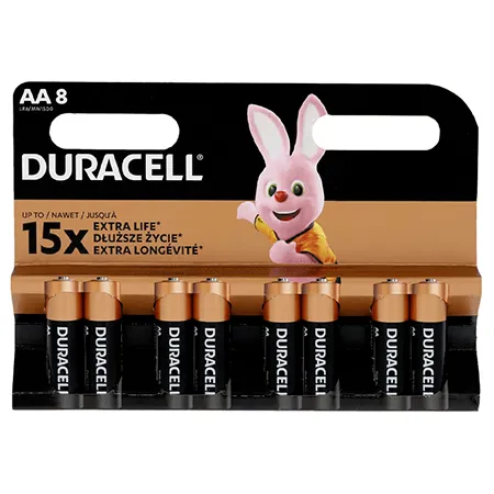 Baterie Alcalina LR06 Blister 8 Buc Duracell