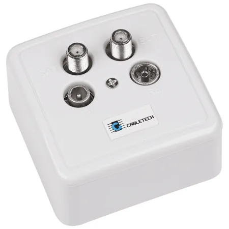 Priza Rtv-Sat Dubla Cabletech
