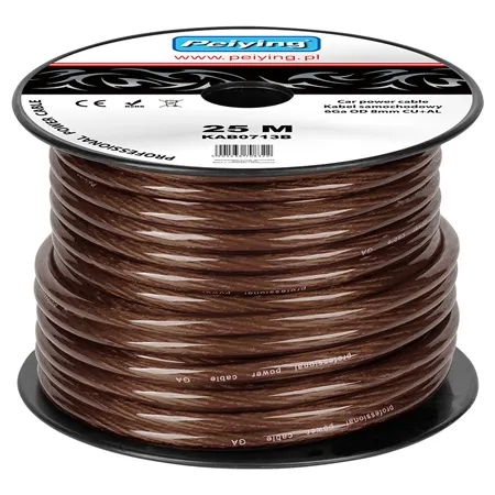 Cablu Putere cu-Al 6GA (7.8MM/13.29MM2) 25M N