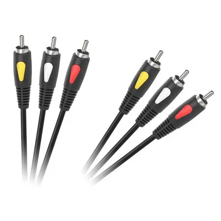 Cablu 3RCA-3RCA 1.8M Eco-Line Cabletech
