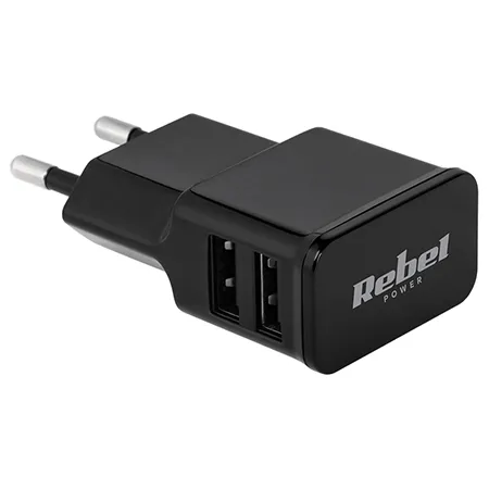 Incarcator Retea 2 X USB 2A Max (1A+2A) Rebel