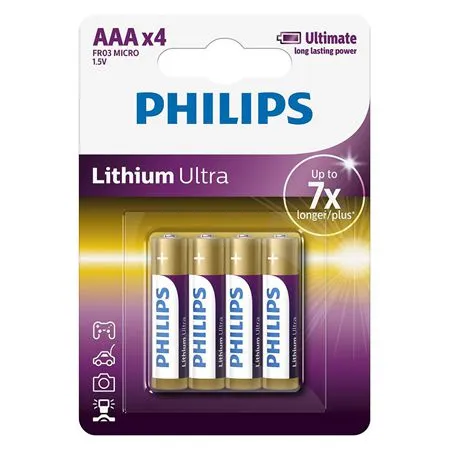 Baterie Lithium Ultra LR3 AAA Blister 4 Buc P