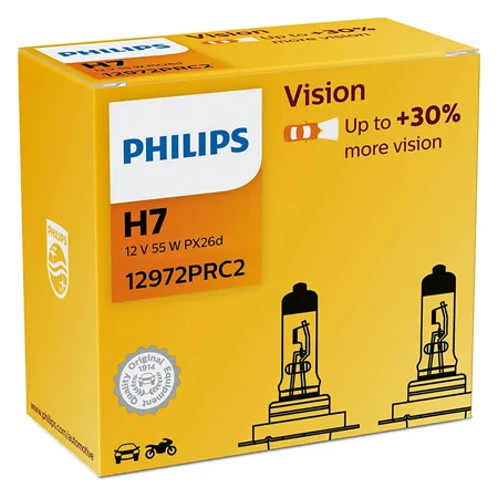 Set 2 Becuri Auto H7 Vision Philips