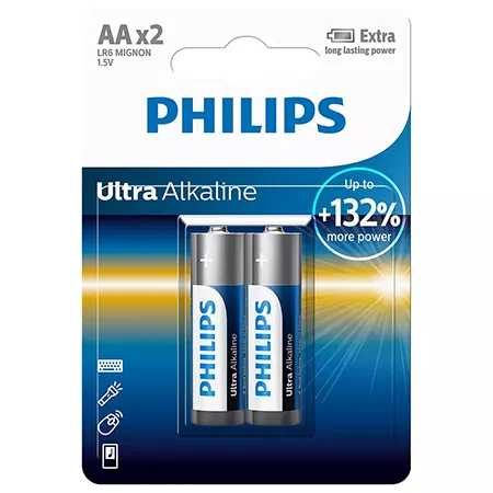 Baterie Ultra Alkaline LR6 AA Blister 2 Buc P