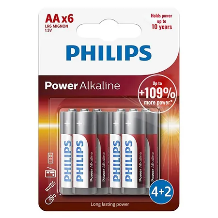 Baterie Power Alkaline LR6 AA Blister 6 Buc P