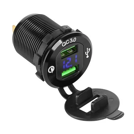 Mufa Montaj Auto Incarcare 2XUSB Quick Charge