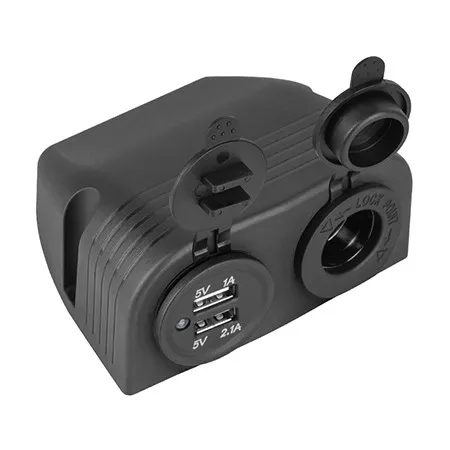 Mufa Montaj Auto 2XUSB 3100MA si Bricheta