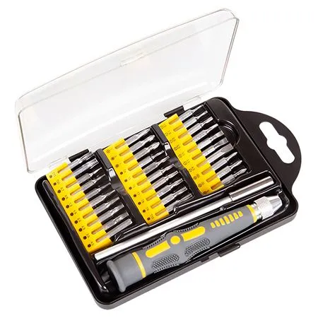 Set Surubelnita si Biti Precizie 32 Piese Reb