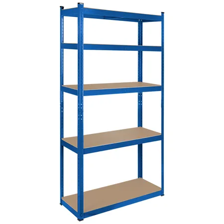 Raft Metalic 5 Polite 750KG MDF 180X90X40 Negru Rebel
