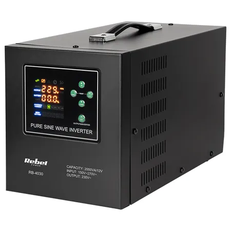 UPS Centrale Sinus Pur 2000VA 1200W 12V LIFEPO4 Rebel