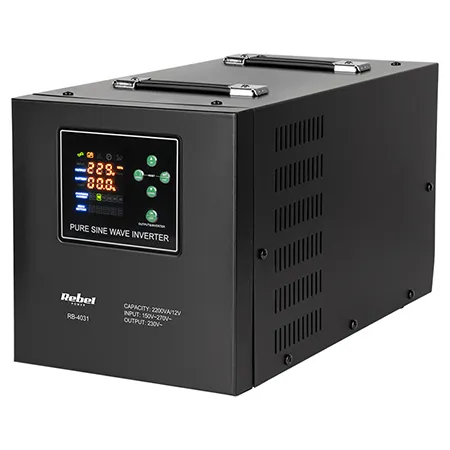 UPS Centrale Sinus Pur 2200VA 1600W 12V Rebel