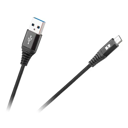 Cablu USB-Micro USB 0.5 Rebel Negru