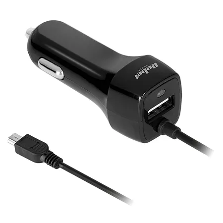 Incarcator Auto Mini USB 2100MA Rebel