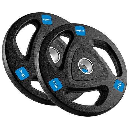 Disc Greutate Fonta Cauciucata Set 2 X 15 KG Rebel Acti