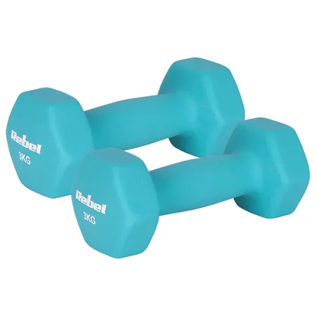 Gantera Fonta Invelis Neopren Hex 2 X 3KG Rebel Active