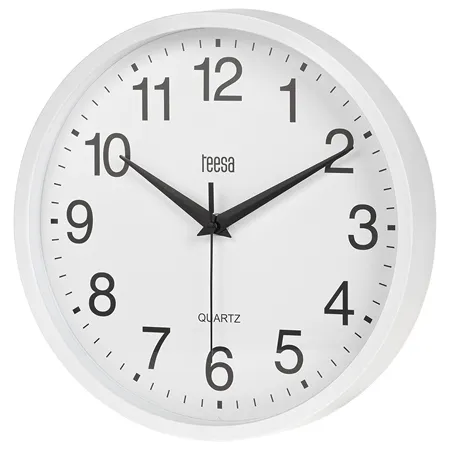 Ceas Perete 25CM Argintiu Teesa