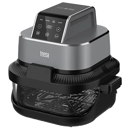 Friteuza Glass Airfryer 4L+1.5L 1500W Teesa