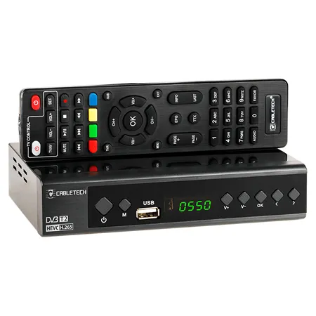 Tuner Digital Terestru / Cablu DVB-T2/C H.265 Cabletech