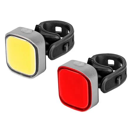 Set Iluminat Bicicleta Fata Spate USB