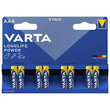 Baterie Alcalina Longlife Power LR03 Blister 8 Varta