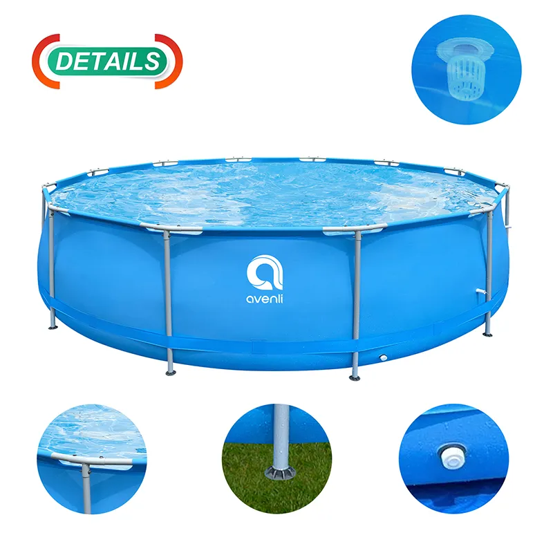 Piscina Cadru Metalic 427 H84 Filtru si Scara