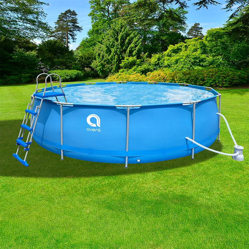 Piscina Cadru Metalic 427 H84 Filtru si Scara