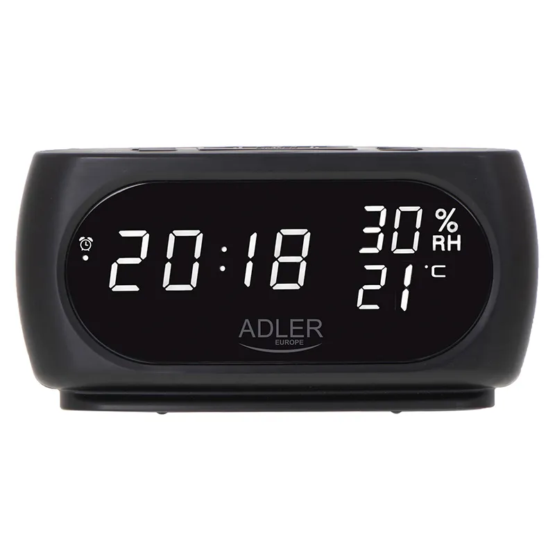 Ceas Alarma cu Afisare Temperatura si Umiditate Adler