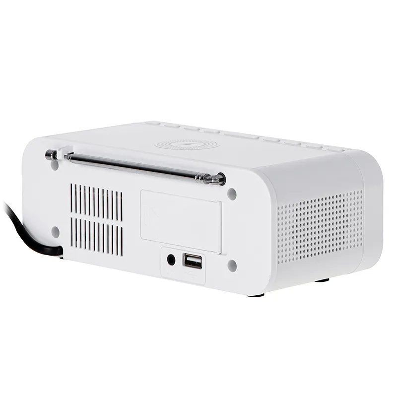 Radio cu Ceas Incarcare Wireless AD 1192 Alb Adler