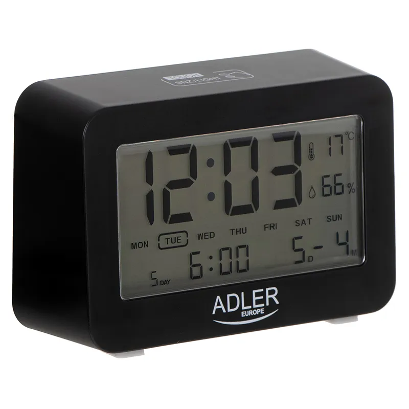 Ceas Alarma cu Baterii 2 X R6 Adler