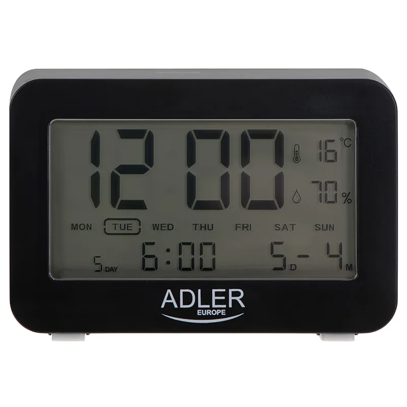 Ceas Alarma cu Baterii 2 X R6 Adler