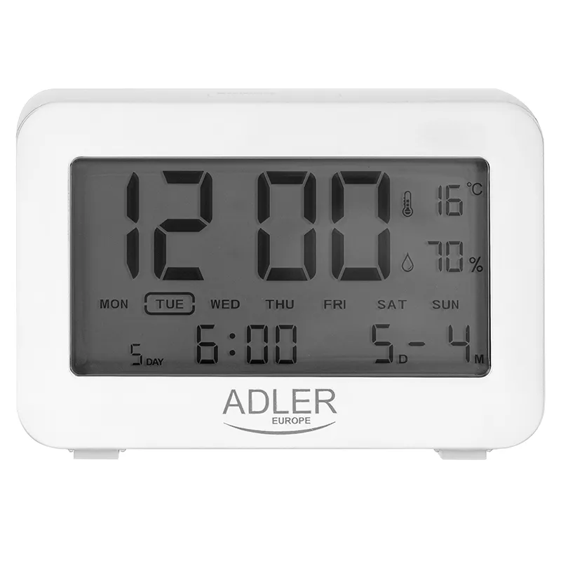 Ceas Alarma cu Baterii 2 X R6 Adler