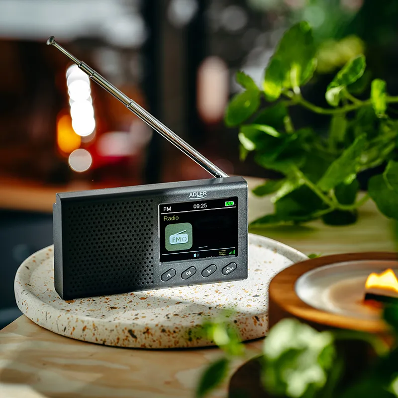 Radio Portabil cu Ceas AD 1198 Adler