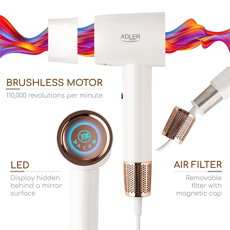 Uscator Par cu Afisaj LED Superspeed AD 2272 Adler