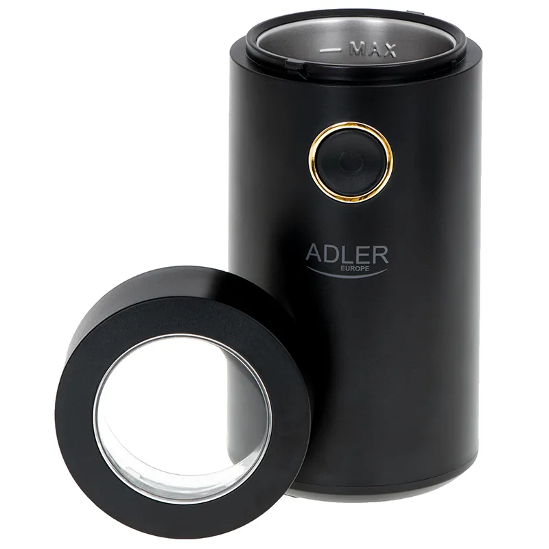 Rasnita Cafea AD 4446 Negru Auriu Adler