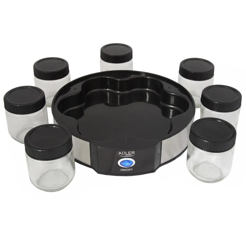 Aparat de Facut Iaurt 7 X200 ML Borcane Sticla Adler