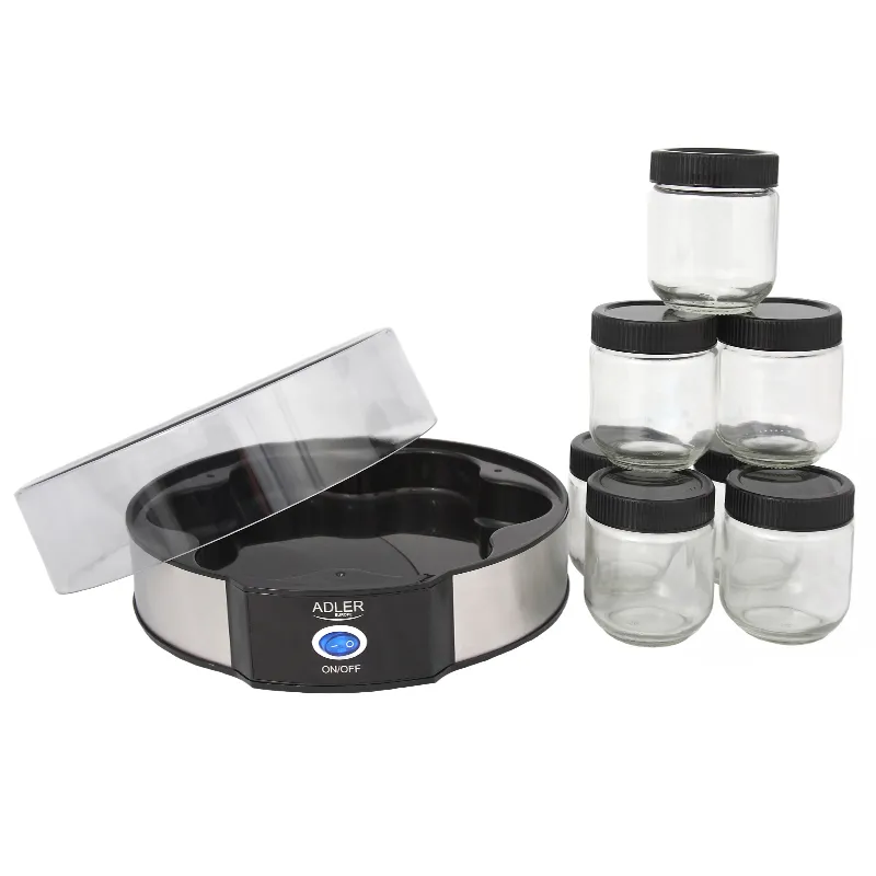 Aparat de Facut Iaurt 7 X200 ML Borcane Sticla Adler