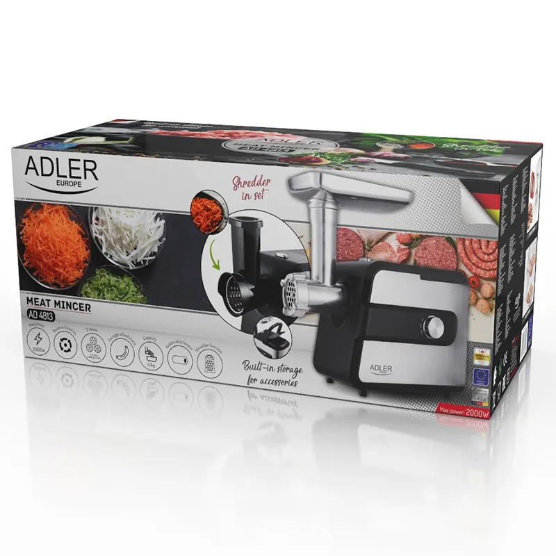 Masina de Tocat Carne si Razatoare 2000W AD 4813 Adler