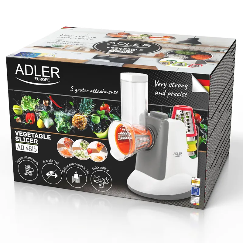 Aparat Feliere Legume 5 Razatoare 150W Adler