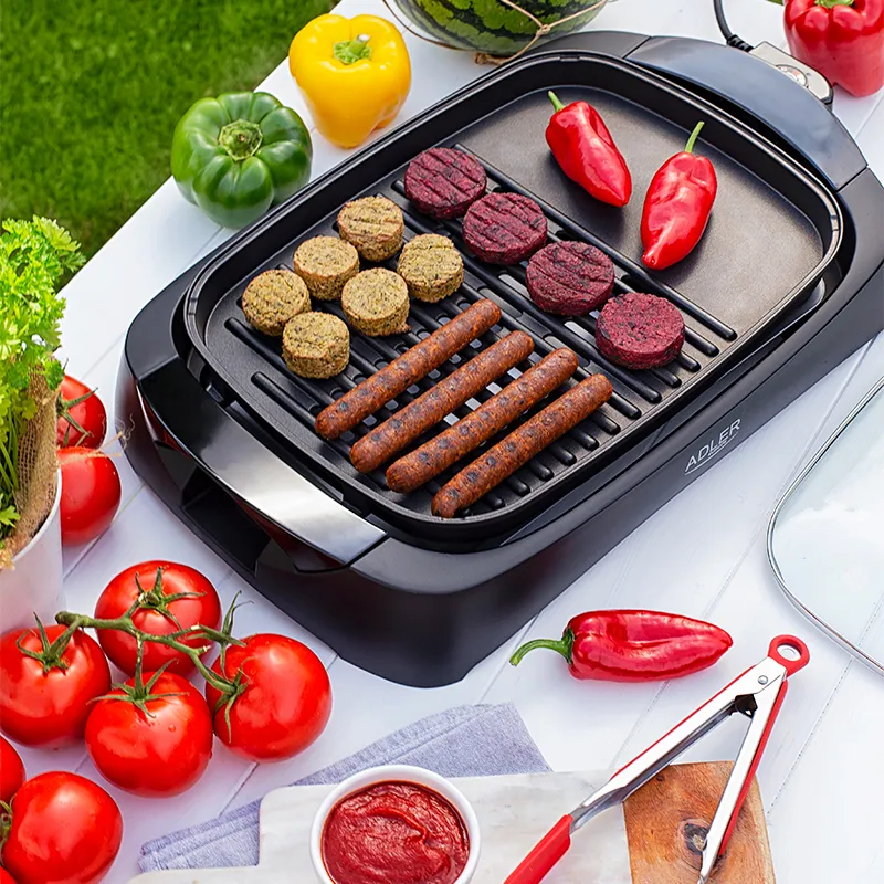 Grill Electric cu Capac 3000W AD 6610 Adler