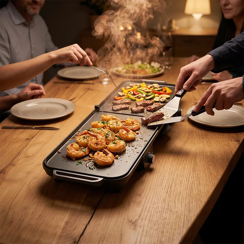 Grill Electric 2 Placi Max 3000W Adler