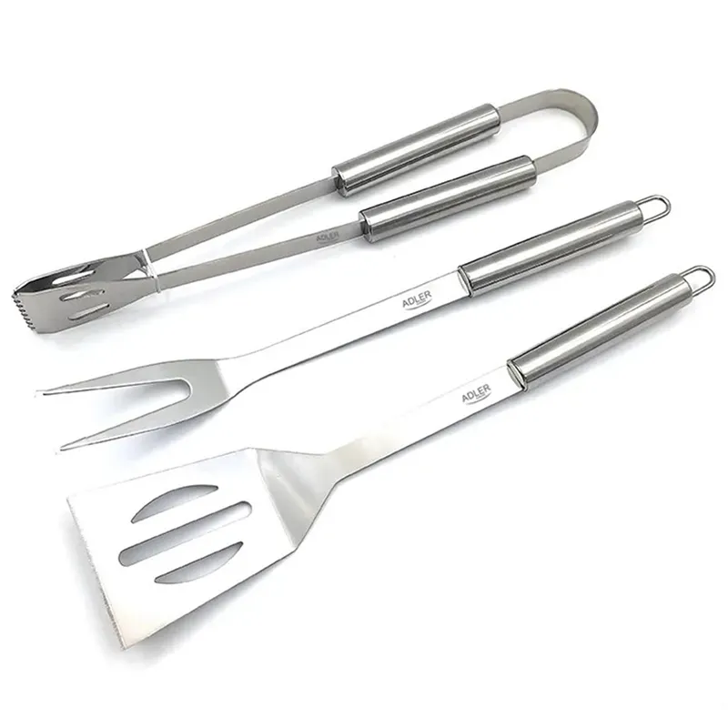 Set Accesorii Grill Inox cu Husa AD 6730 Adler