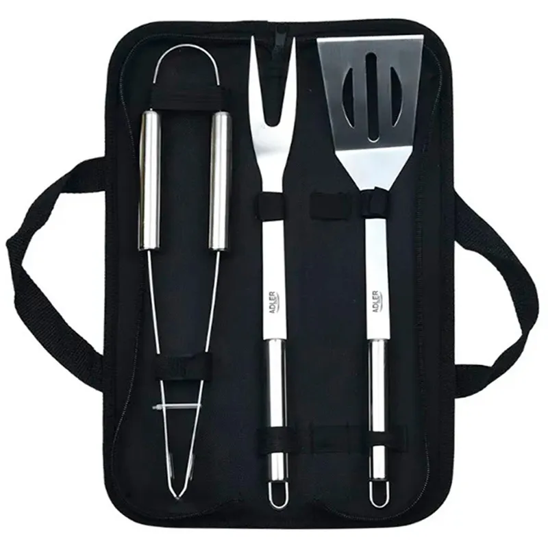 Set Accesorii Grill Inox cu Husa AD 6730 Adler