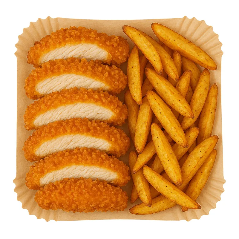 Hartie pentru Air Fryer Patrat 23CM 100BUC Adler