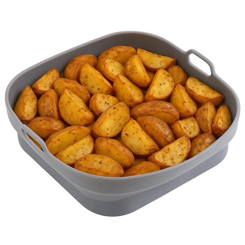 Forma de Copt Silicon Patrata Air Fryer Adler