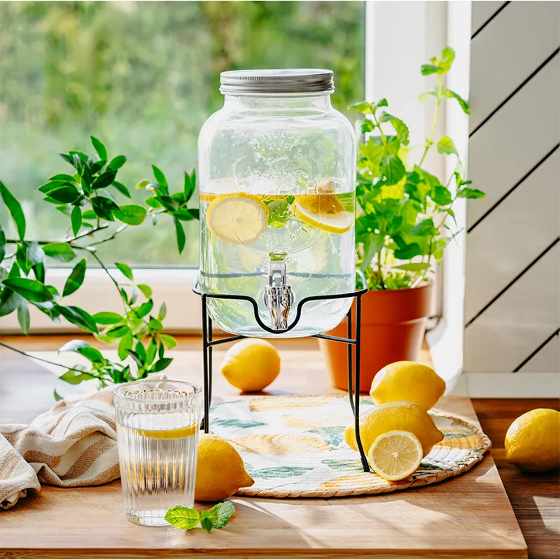 Borcan Limonada 4 L cu Stand si Robinet