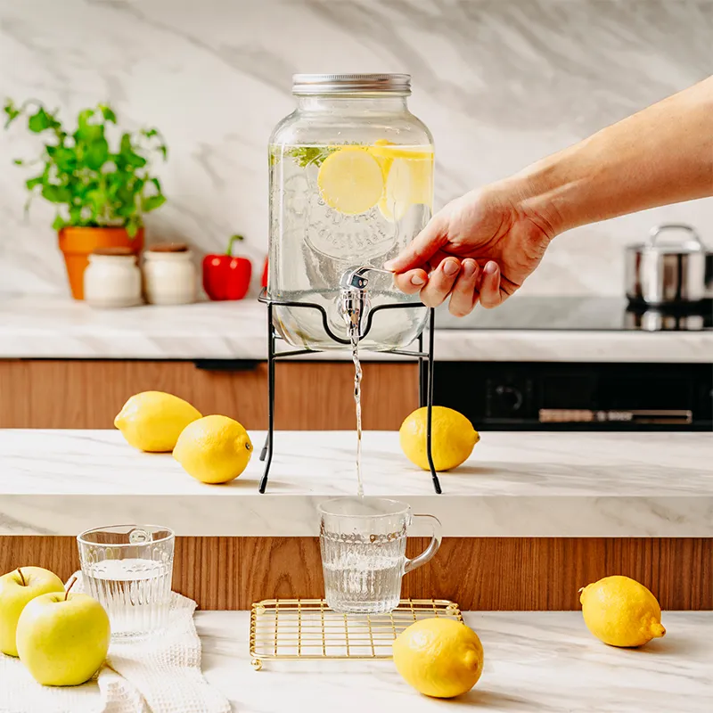 Borcan Limonada 4 L cu Stand si Robinet