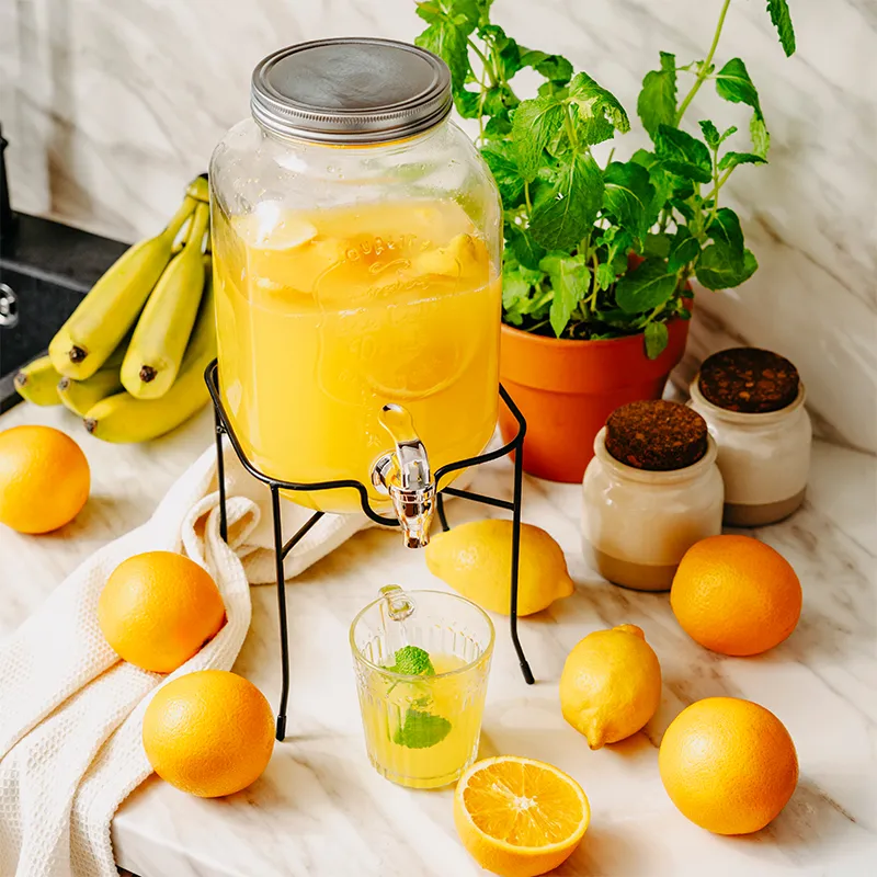 Borcan Limonada 4 L cu Stand si Robinet