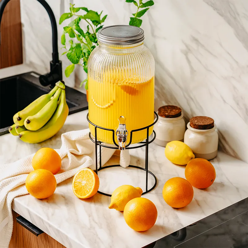Borcan Limonada 4 L cu Stand si Robinet